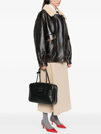 Leather Beau bag - MIU MIU - BALAAN 2