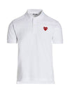 Polo T-shirt AXT006 5 WHITE - COMME DES GARCONS PLAY - BALAAN 1