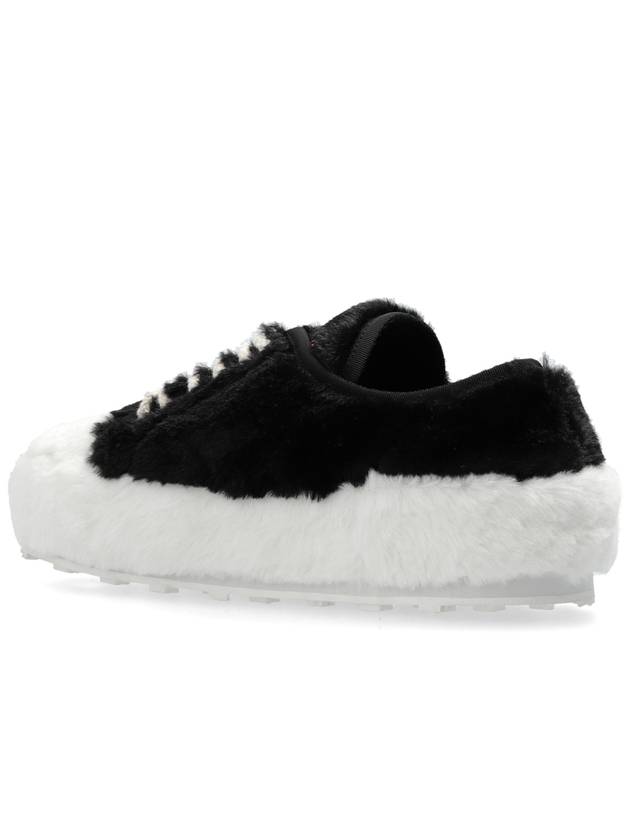 Marni Fur Sneakers, Women's, Black - MARNI - BALAAN 5