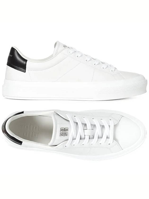 City Sport Leather Low Top Sneakers White - GIVENCHY - BALAAN 2