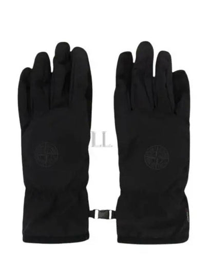 Soft Shell Redye Technology Gloves Black - STONE ISLAND - BALAAN 2