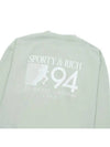 94 California Crew Neck Sweatshirt Green - SPORTY & RICH - BALAAN 5