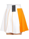 Women's Jolie Striped Golf Skirt White - J.LINDEBERG - BALAAN 11