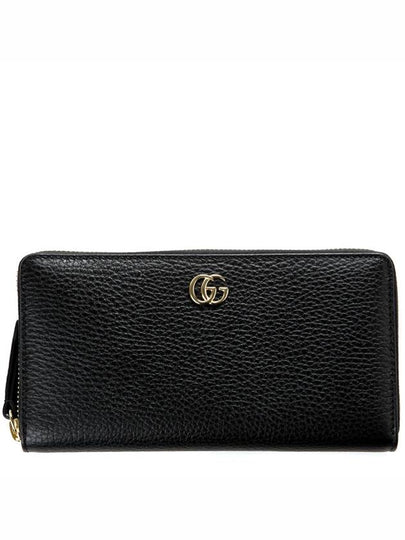 GG Marmont Zipper Long Wallet Black - GUCCI - BALAAN 2