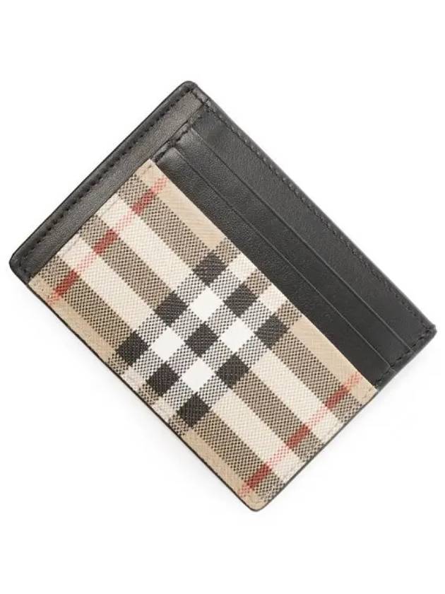 Men's Vintage Check Money Clip Card Wallet Beige - BURBERRY - BALAAN 2