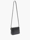 Loulou Toy Leather Small Shoulder Bag Black - SAINT LAURENT - BALAAN 4