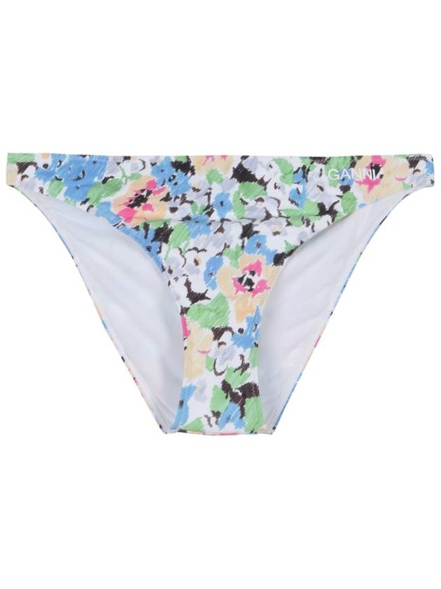 Women's Floral Pattern Bikini Bottoms - GANNI - BALAAN 2