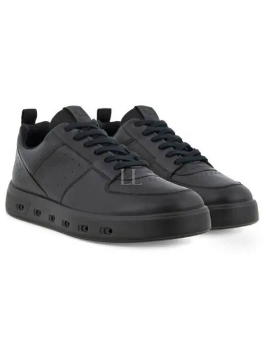 Street 720 Leather Low Top Sneakers Black - ECCO - BALAAN 2