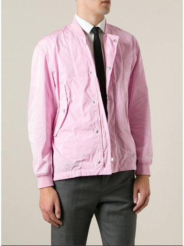 DSquared² baby Pink Buttoned Up Bomber - DSQUARED2 - BALAAN 1