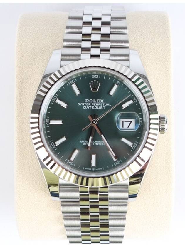 Rolex Datejust 41 Mint Green 22 Years - ROLEX - BALAAN 1