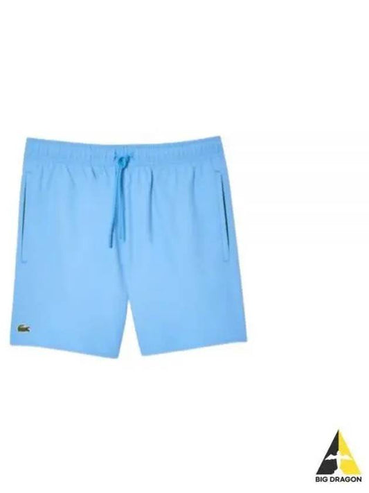 Men's Light Quick Dry Swim Shorts Blue - LACOSTE - BALAAN 2