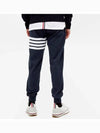 Men's Classic Loopback Engineered 4 Bar Classic Sweatpants Navy - THOM BROWNE - BALAAN 3