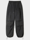 Tasran two tuck pocket parachute wide pants black - INDUST - BALAAN 6