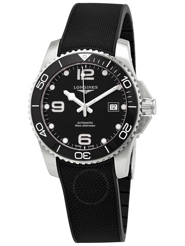 Longines Hydroconquest Automatic Black Dial 41 mm Men's Watch L37814569 - LONGINES - BALAAN 1