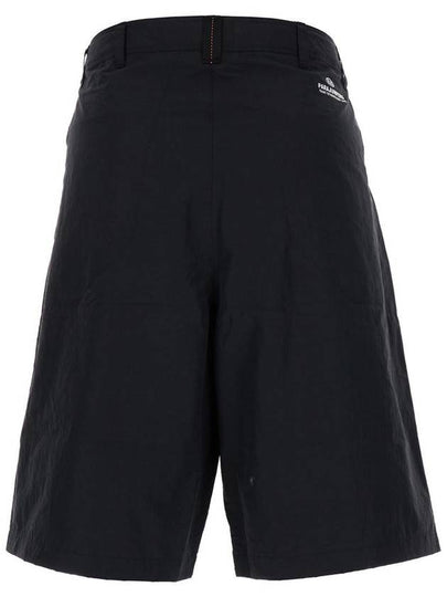 Black Bermuda Shorts With Buckles At Sides In Cotton Blend Man - PARAJUMPERS - BALAAN 2