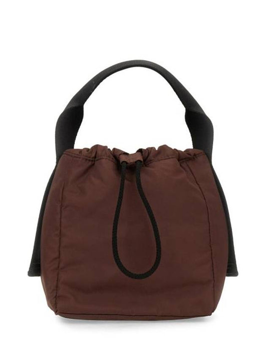 Tech Pouch Bucket Bag Burgundy - GANNI - BALAAN 1