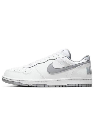 Big Low Top Sneakers Grey White - NIKE - BALAAN 1