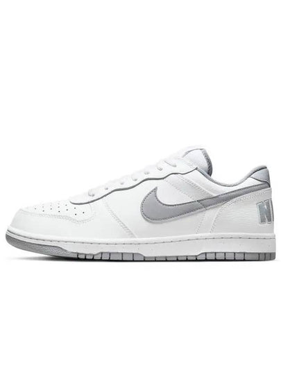 Big Low Top Sneakers Grey White - NIKE - BALAAN 2