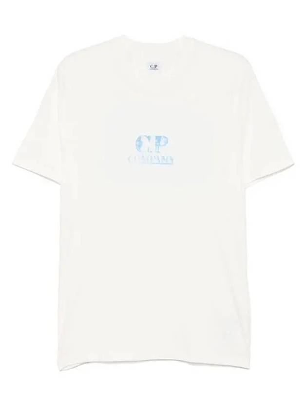 Graphic Logo Short Sleeve T-Shirt White - CP COMPANY - BALAAN 2