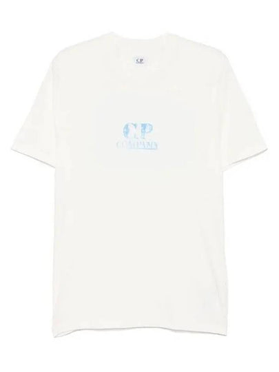 Graphic Logo Short Sleeve T-Shirt White - CP COMPANY - BALAAN 2