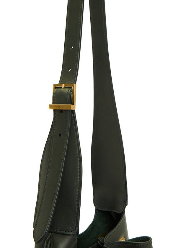 Paris 7 Medium Soft Leather Shoulder Bag Green - SAINT LAURENT - BALAAN 10