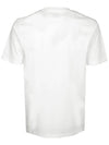 Logo Print Cotton Short Sleeve T-Shirt White - CP COMPANY - BALAAN 3