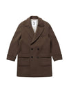 Men's Wool Cashmere Double Coat Light Brown SW20ICO07LB - SOLEW - BALAAN 1