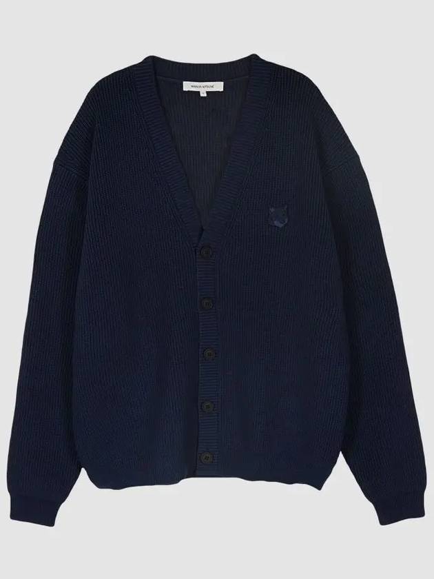 Bold Fox Head Cardigan Navy - MAISON KITSUNE - BALAAN 3