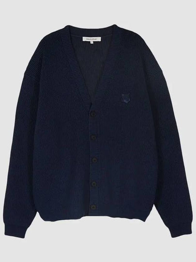 Bold Fox Head Cardigan Navy - MAISON KITSUNE - BALAAN 2