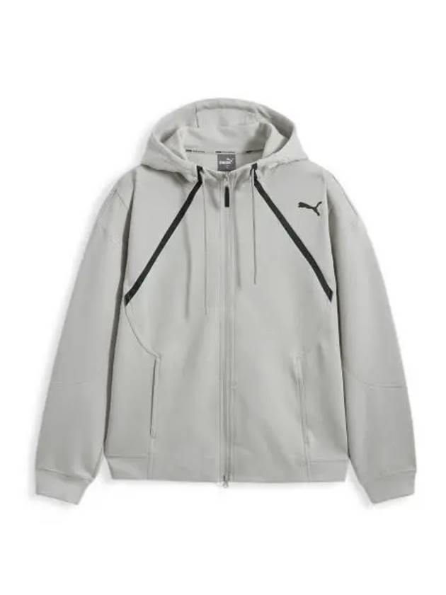 Active Knit Hooded Jacket Grey - PUMA - BALAAN 1