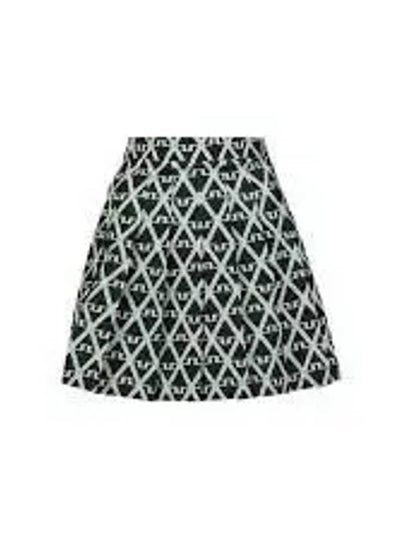 Golf Women's Adina Print Skirt Geo JL Navy - J.LINDEBERG - BALAAN 2