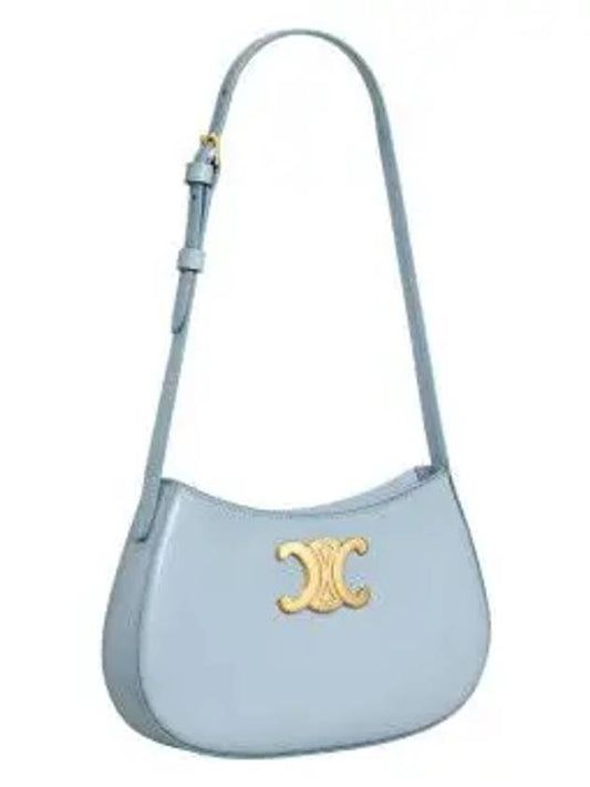 Calfskin Medium Tilly Shoulder Bag Light Blue - CELINE - BALAAN 2