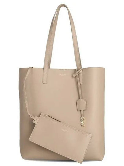 North South Shopping Tote Bag Beige - SAINT LAURENT - BALAAN 2