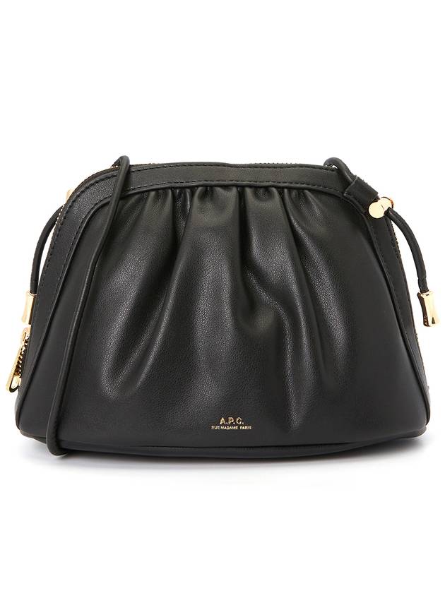 Ninon Drawstring Cross Bag Black - A.P.C. - BALAAN 2