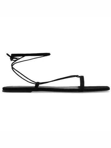 24 The Suede Tie Sandal 242 WAS2053 LE0012 001 - TOTEME - BALAAN 1