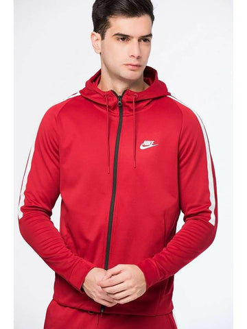 01861650608Tribute Poly Hooded Zip JacketRed - NIKE - BALAAN 1