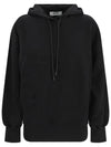 Embossed Logo Cotton Hoodie Black - MSGM - BALAAN 1