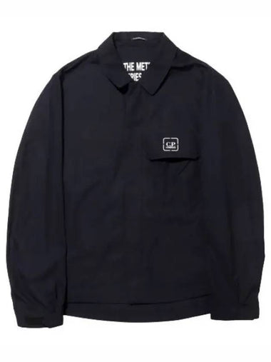 Tella Metropolis Logo Badge Overshirt Jacket - CP COMPANY - BALAAN 1