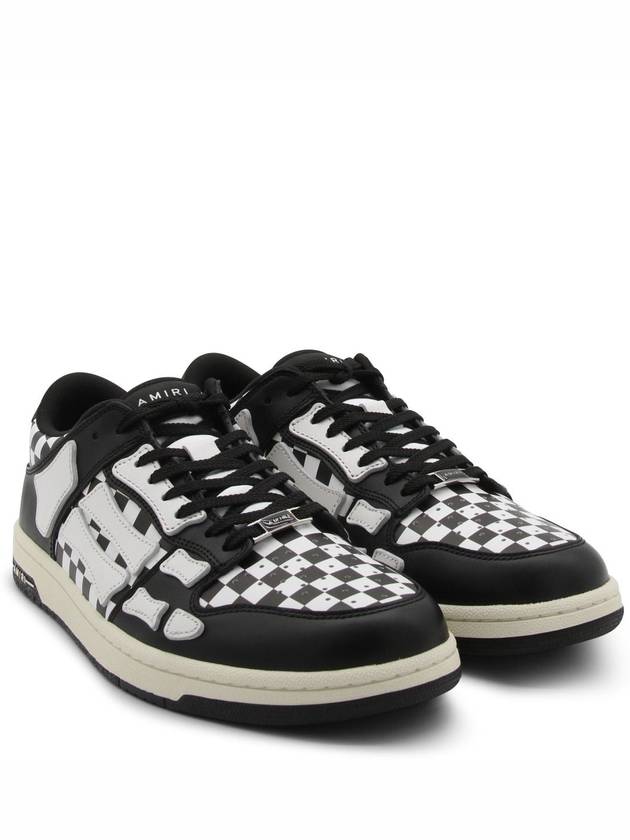 Amiri Black And White Leather Sneakers - AMIRI - BALAAN 6