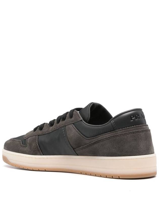 Downtown Les Nylon Low Top Sneakers Green - PRADA - BALAAN 4