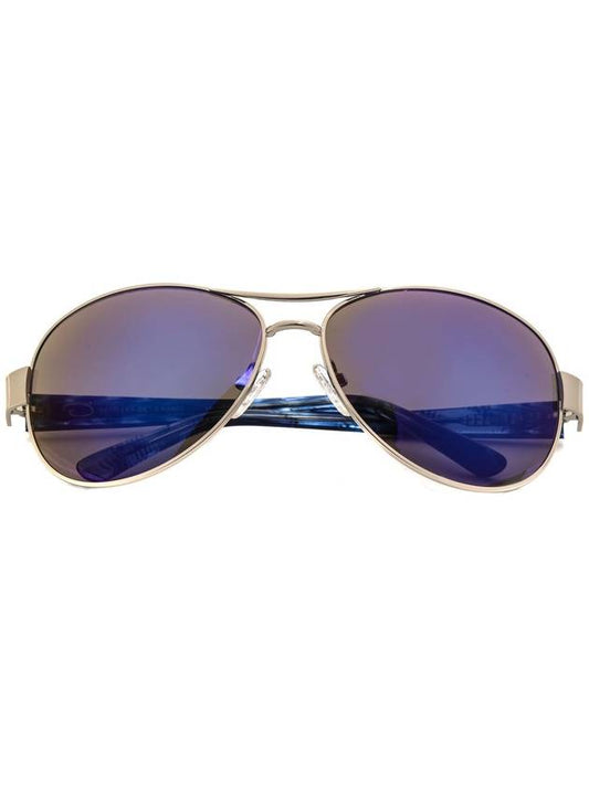 Women's Acetate Silver Blue Aviator Style Sunglasses - OSCAR DE LA RENTA - BALAAN 1