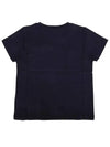 Moncler Junior 12 14 Logo Embroidered Short Sleeve T Shirt Navy - MONCLER - BALAAN 2