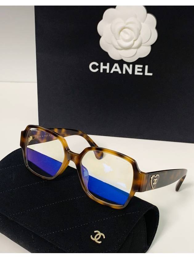 CC heart logo square glasses - CHANEL - BALAAN 3