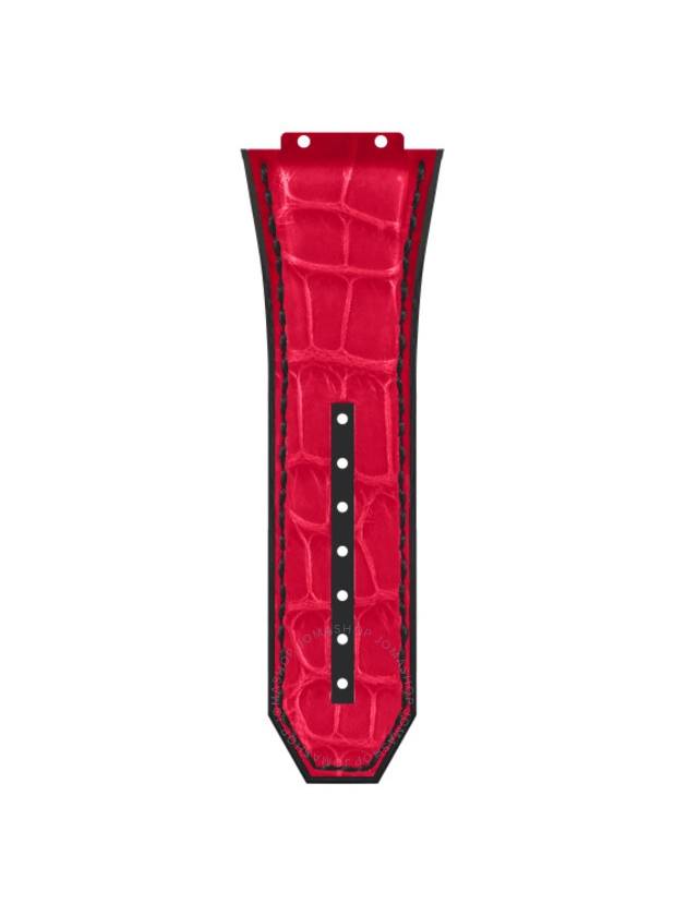 Hublot red alligator strap - HUBLOT - BALAAN 1