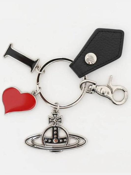 ORB Love Key Holder Black - VIVIENNE WESTWOOD - BALAAN 2