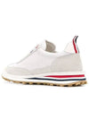 Fine Kid Suede Tech Runner White - THOM BROWNE - BALAAN 5