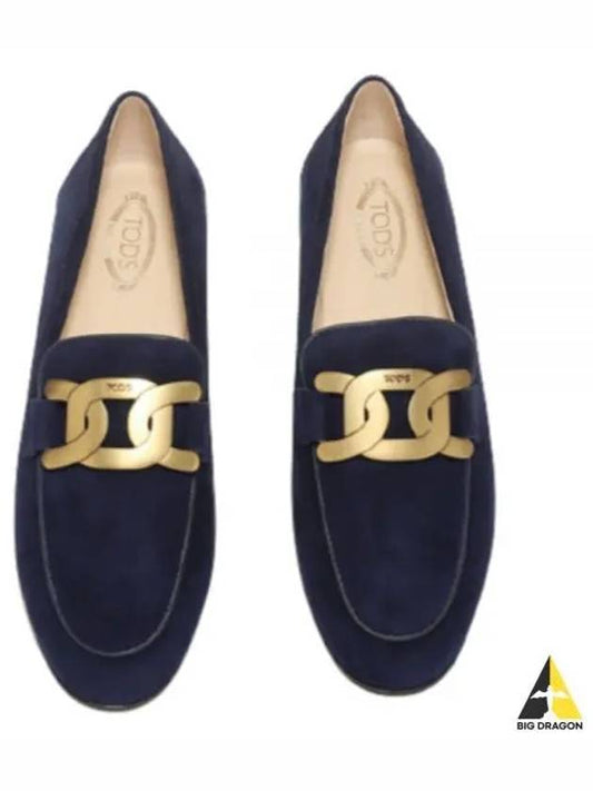 Women's Kate Suede Loafers Blue - TOD'S - BALAAN 2