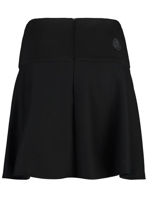 Neoprene A line skirt black - MONCLER - BALAAN 3