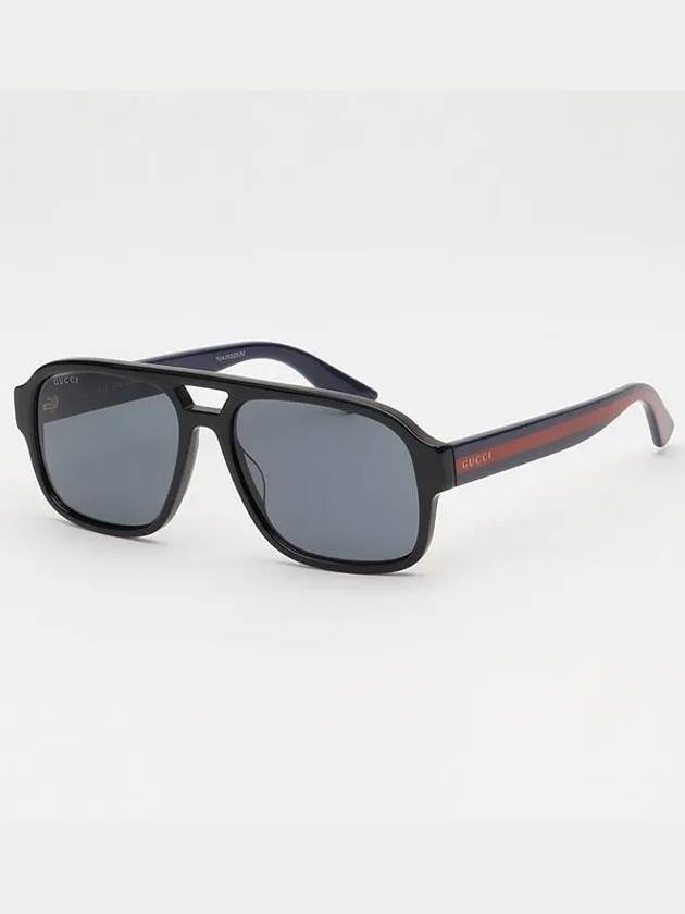 Eyewear Logo Web Sunglasses Black - GUCCI - BALAAN 3