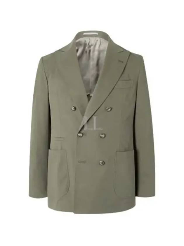 Double Breasted Jacket Grey - BRUNELLO CUCINELLI - BALAAN 2